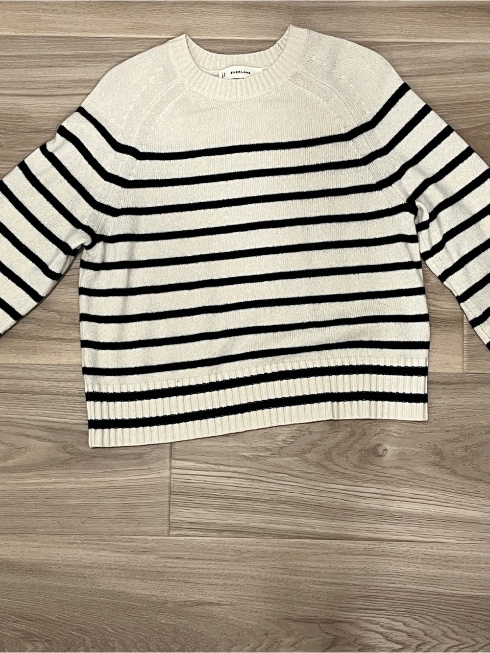 Everlane Cashmere Striped Sweater